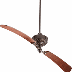 Quorum Turner 2-Blade 68" Ceiling Fan - Oiled Bronze - 28682-86 Quorum Turner 2-Blade 68" Ceiling Fan - Oiled Bronze - 28682-86