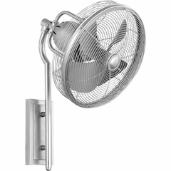 Quorum Veranda 4-Blade Wall Patio Fan - Satin Nickel - 92413-65 Quorum Veranda 4-Blade Wall Patio Fan - Satin Nickel - 92413-65