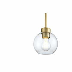 Quorum Volan 1-LT Pendant - Aged Brass  - 3317-80