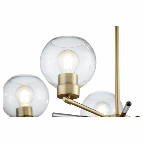 Quorum Volan 5-LT Chandelier - Aged Brass  - 6317-5-80