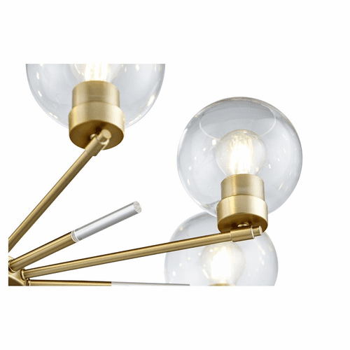 Quorum Volan 8-LT Chandelier - Aged Brass  - 6317-8-80