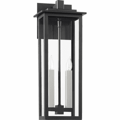 Quorum Westerly 2-LT Outdoor Wall Mount - Noir  - 7027-2-69