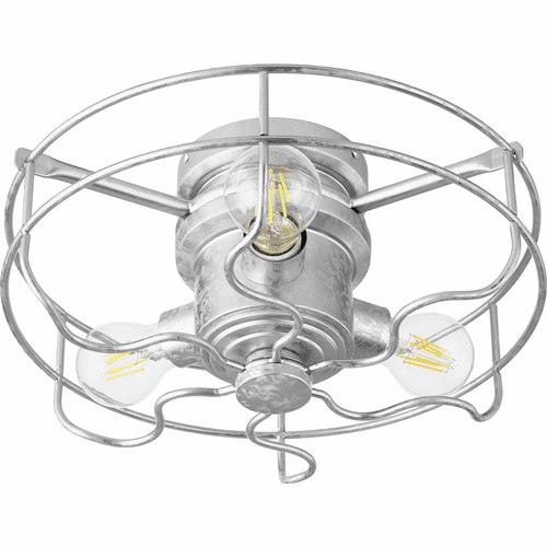 Quorum Windmill 3-LT Cage Light Kit - Galvanized - 1905-9
