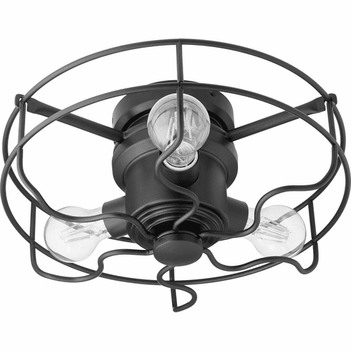 Quorum Windmill 3-LT Cage Light Kit - Noir - 1905-69