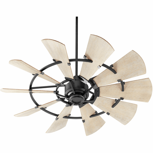 Quorum Windmill 52" Ceiling Fan - Noir - 95210-69
