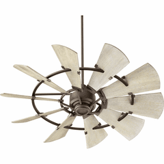 Quorum Windmill 52" Ceiling Fan - Oiled Bronze - 95210-86