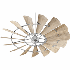 Quorum Windmill 72" Ceiling Fan - Galvanized - 97215-9