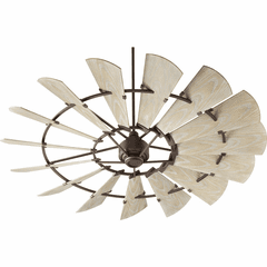 Quorum Windmill 72" Patio Fan - Oiled Bronze - 197215-86