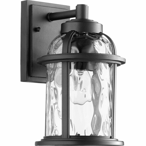 Quorum Winston 1-LT Outdoor Wall Lantern - Noir - 7760-69