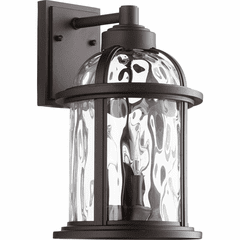 Quorum Winston 3-LT Outdoor Wall Lantern - Oiled Bronze - 7760-3-86