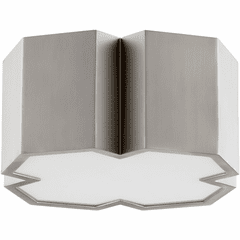 Quorum X tceiling Flushmount - Satin Nickel - 3094-13-65 Quorum X tceiling Flushmount - Satin Nickel - 3094-13-65