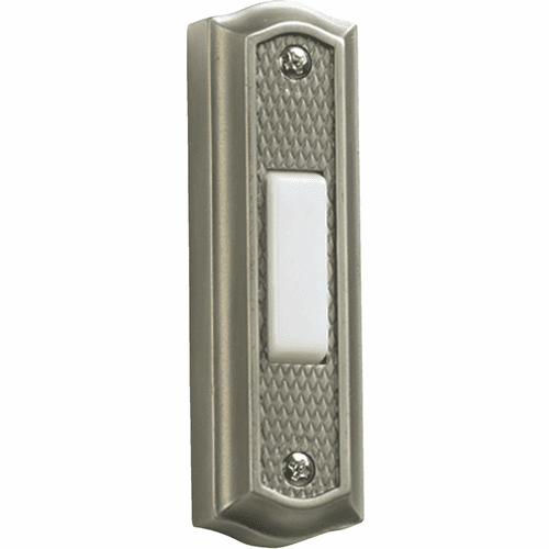 Quorum Zinc Door Door Chime Button - Antique Silver - 7-301-92