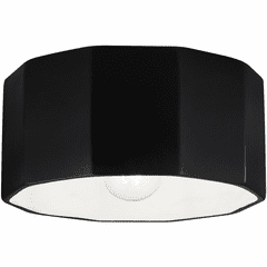 Radiance Deca Outdoor Flushmount - Matte Black - CER-6180W-CRB