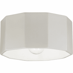 Radiance Deca Outdoor Flushmount - Matte White - CER-6180W-MAT