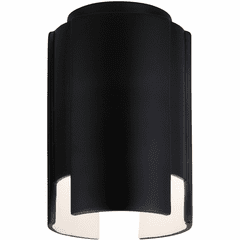 Radiance Stagger Outdoor Flushmount - Matte Black - CER-6160W-CRB
