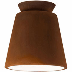 Radiance Trapezoid Outdoor LED Flushmount - Real Rust - CER-6170W-RRST-LED1-1000