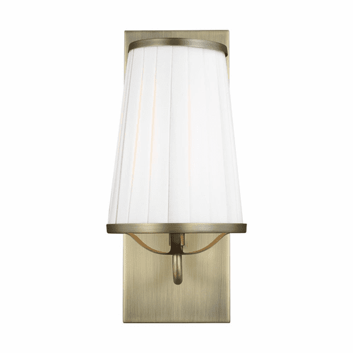 Ralph Lauren Esther 1-LT Single Wall Sconce - Time Worn Brass - LW1091TWB