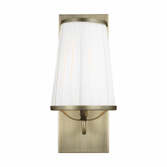 Ralph Lauren Esther 1-LT Single Wall Sconce - Time Worn Brass - LW1091TWB