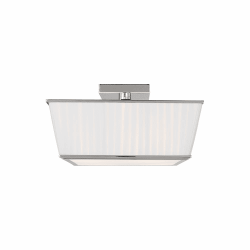 Ralph Lauren Esther 4-LT Flush Mount - Polished Nickel - LF1044PN