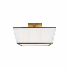 Ralph Lauren Esther 4-LT Flush Mount - Time Worn Brass - LF1044TWB