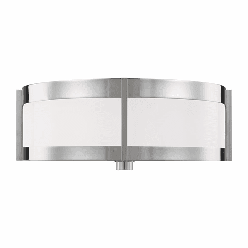 Ralph Lauren Flynn 2-LT Flush Mount - Nickel - LF1012PN