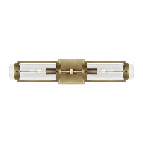 Ralph Lauren Flynn 2-LT Linear Vanity - Brass - LV1002TWB