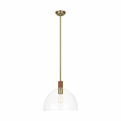 Ralph Lauren Hadley 1-LT Large Pendant - Time Worn Brass - LP1061TWBCG