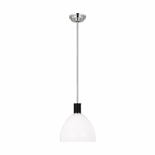 Ralph Lauren Hadley 1-LT Small Pendant - Polished Nickel - LP1041PNMG