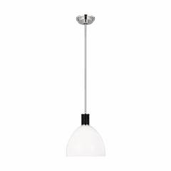 Ralph Lauren Hadley 1-LT Small Pendant - Polished Nickel - LP1041PNMG