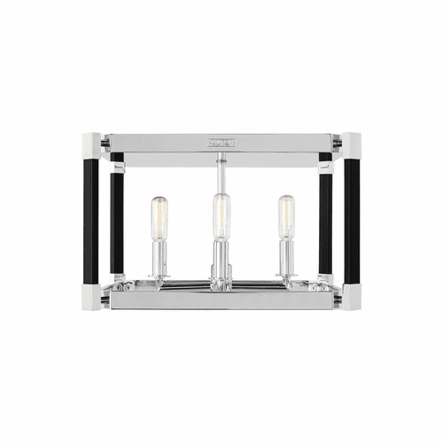 Ralph Lauren Hadley 4-LT Flush Mount - Polished Nickel - LF1034PN