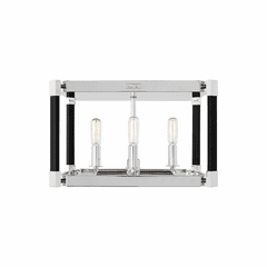Ralph Lauren Hadley 4-LT Flush Mount - Polished Nickel - LF1034PN