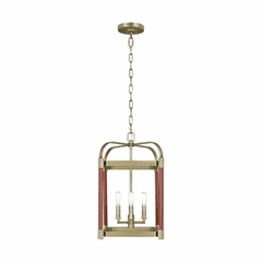 Ralph Lauren Hadley 4-LT Small Pendant - Time Worn Brass - LC1134TWB