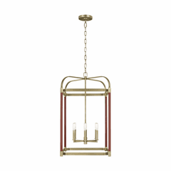 Ralph Lauren Hadley 6-LT Large Pendant - Time Worn Brass - LC1156TWB