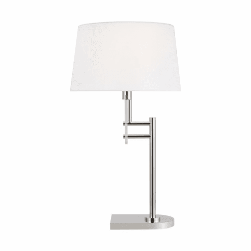Ralph Lauren Jake 1-LT Table Lamp - Nickel - LT1111PN1