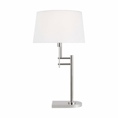 Ralph Lauren Jake 1-LT Table Lamp - Nickel - LT1111PN1