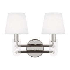 Ralph Lauren Jake 2-LT Vanity - Nickel - LV1052PN