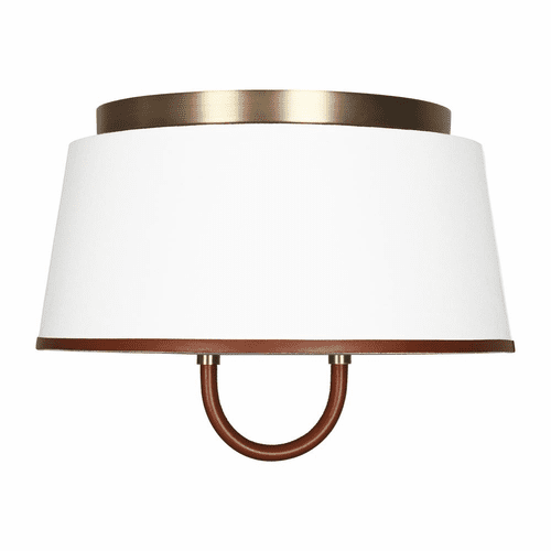 Ralph Lauren Katie 2-LT Flush Mount - Brass - LF1002TWB