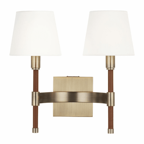 Ralph Lauren Katie 2-LT Wall Sconce - Brass - LW1022TWB
