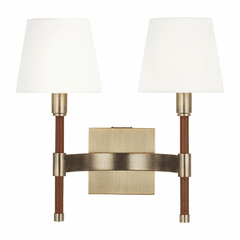 Ralph Lauren Katie 2-LT Wall Sconce - Brass - LW1022TWB