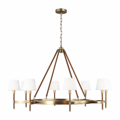 Ralph Lauren Katie 8-LT Chandelier - Brass - LC1018TWB