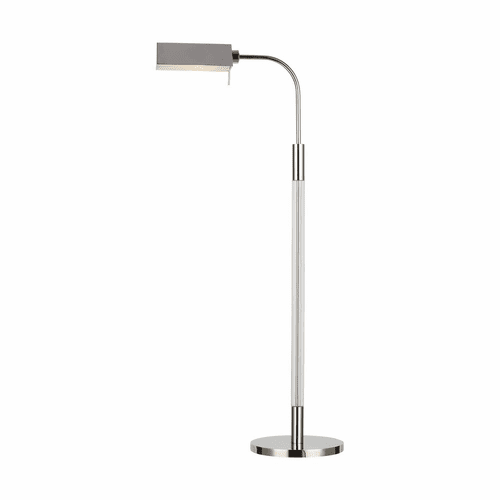 Ralph Lauren Robert 1-LT Task Floor Lamp - Nickel - LT1061PN1