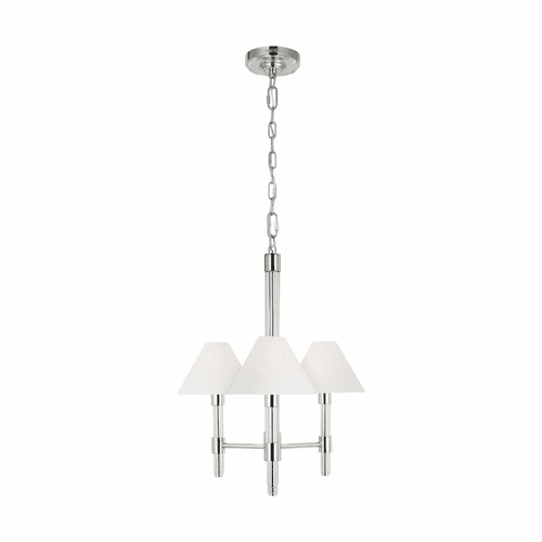 Ralph Lauren Robert 3-LT Chandelier - Nickel - LC1083PN