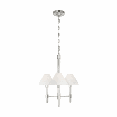 Ralph Lauren Robert 3-LT Chandelier - Nickel - LC1083PN