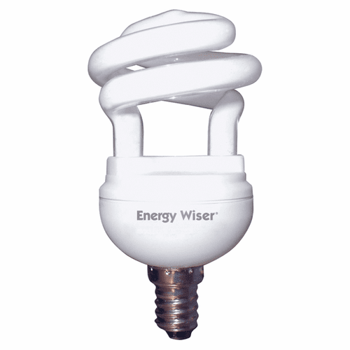 S7364 Candelabra Base 12 Watt Compact Fluorescent Warm White