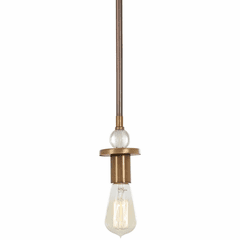 Safra 1-LT Mini Pendant - Harvard Court Bronze W/Natural - 4731-113 Safra 1-LT Mini Pendant - Harvard Court Bronze W/Natural - 4731-113