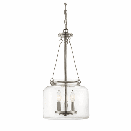Savoy House Akron 3-LT Pendant - Satin Nickel - 7-9006-3-SN
