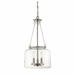 Savoy House Akron 3-LT Pendant - Satin Nickel - 7-9006-3-SN