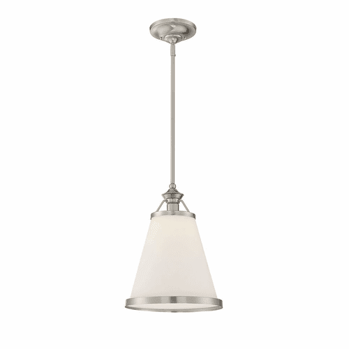 Savoy House Ashmont 1-LT Satin Nickel Pendant - 7-130-1-SN