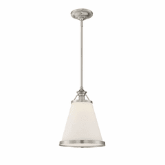 Savoy House Ashmont 1-LT Satin Nickel Pendant - 7-130-1-SN