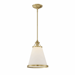 Savoy House Ashmont 1-LT Warm Brass Pendant - Warm Brass Lustre - 7-130-1-63